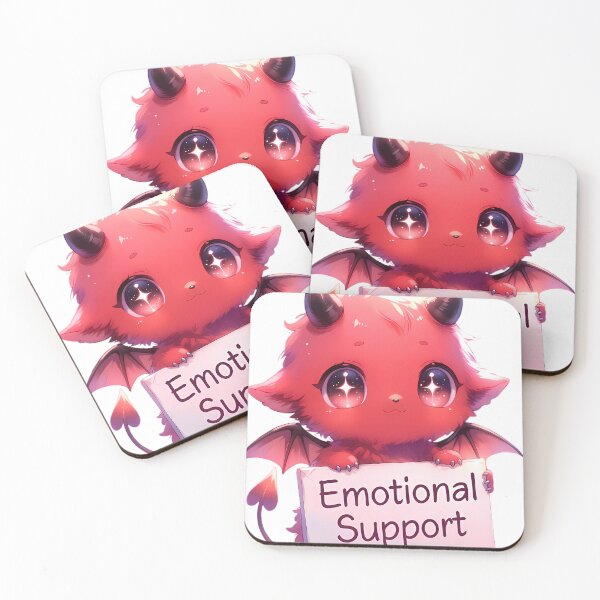 Item preview, Emotional Support Demon designed and sold by CosmicLionPrints.