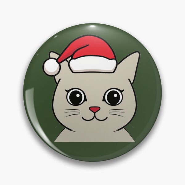 Item preview, Minimal Christmas Cat ?? designed and sold by pixelandpine.