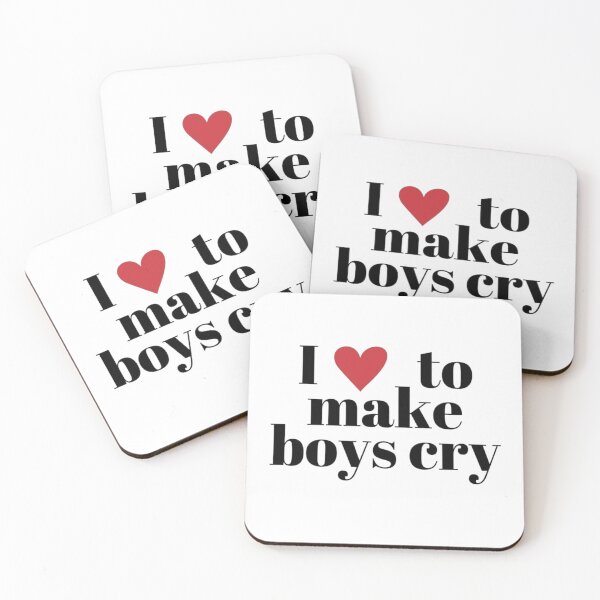 Item preview, I Love To Make Boys Cry Quote designed and sold by Oniyasha.
