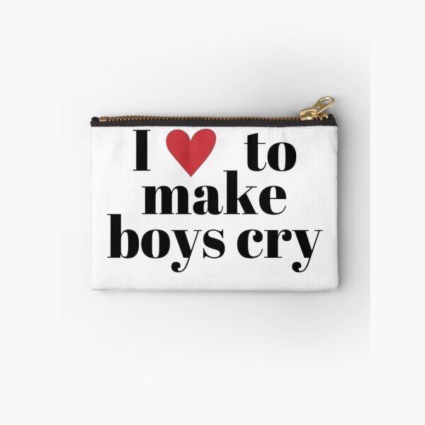 Item preview, I Love To Make Boys Cry Quote designed and sold by Oniyasha.
