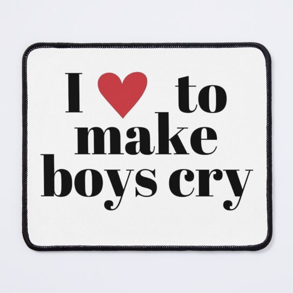 Item preview, I Love To Make Boys Cry Quote designed and sold by Oniyasha.