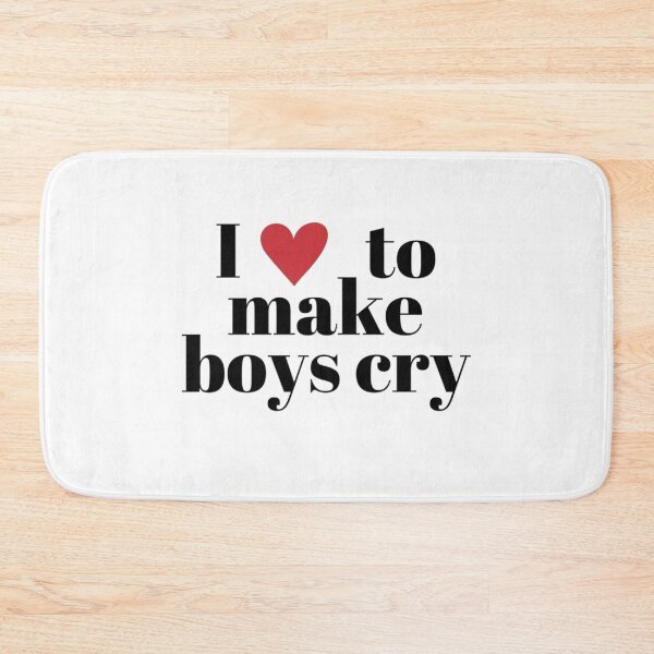 Item preview, I Love To Make Boys Cry Quote designed and sold by Oniyasha.