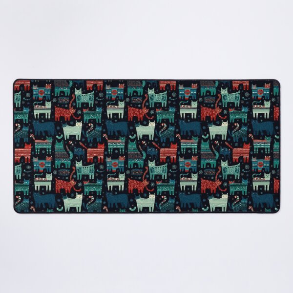 Item preview, Cute Colorful Cats Pattern – Adorable Hand-Drawn Cat designed and sold by MOONE FLOWER.