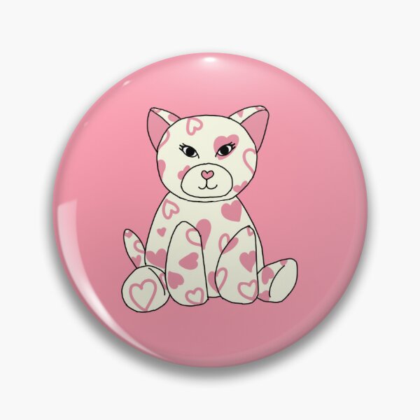 Item preview, Heart Kitty designed and sold by CaffeineCraftedCreations.