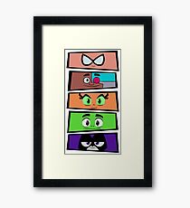 Go Titans Framed Print
