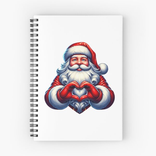 Item preview, Santa Claus spreading love designed and sold by JonysCreativeDesigns.