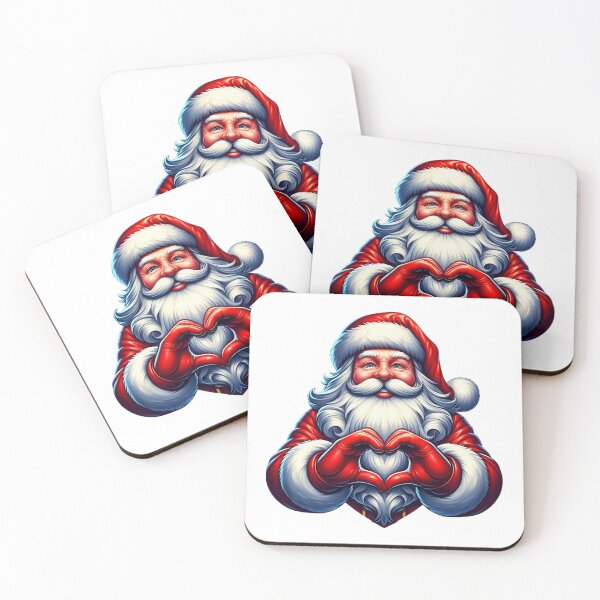 Item preview, Santa Claus spreading love designed and sold by JonysCreativeDesigns.