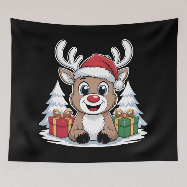 Item preview, Christmas Reindeer designed and sold by HAPPYinPIECES.