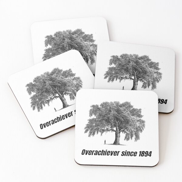 Item preview, Overachiever Since 1894 – Funny Vintage Tree Design designed and sold by Panoramax.