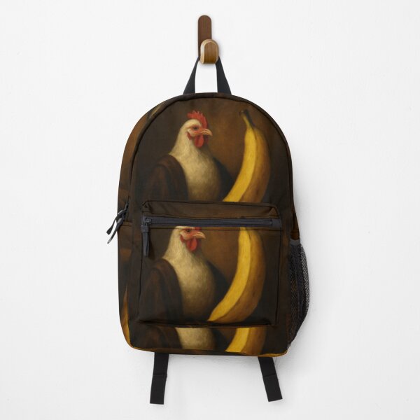 Item preview, Chicken & Banana – Regal Renaissance Portrait designed and sold by MforMontessori.