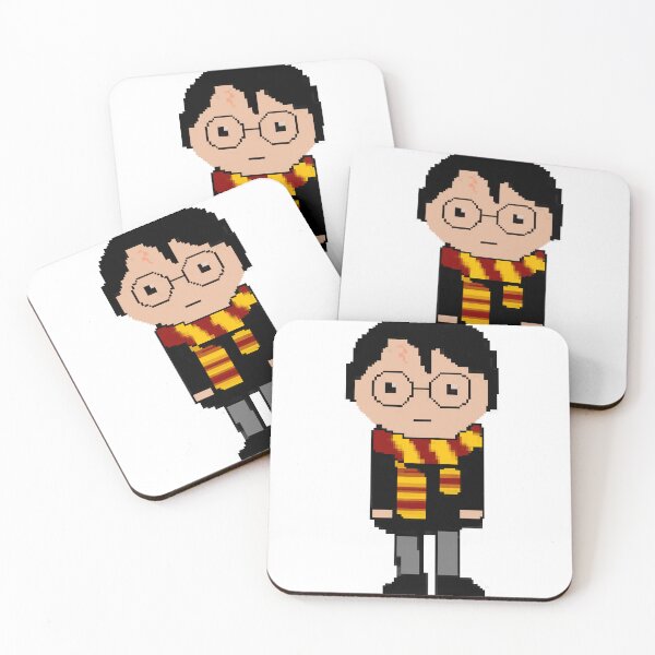 Item preview, Pixel H Wizard Boy with Scarf designed and sold by creativevandal.