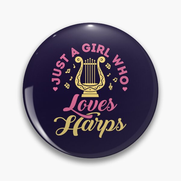 Item preview, Just a Girl Who Loves Harps designed and sold by jaygo.