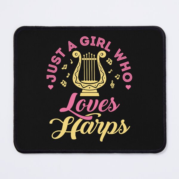 Item preview, Just a Girl Who Loves Harps designed and sold by jaygo.