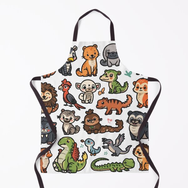Item preview, Cute Cartoon Animals Sticker Set designed and sold by geartes.
