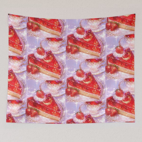 Item preview, Magical Strawberry Cheesecake Tea Party designed and sold by MonetObsidian.
