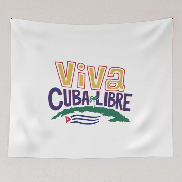 Item preview, Cuba Libre Viva Lily Tee Tropical Retro designed and sold by Oniyasha.