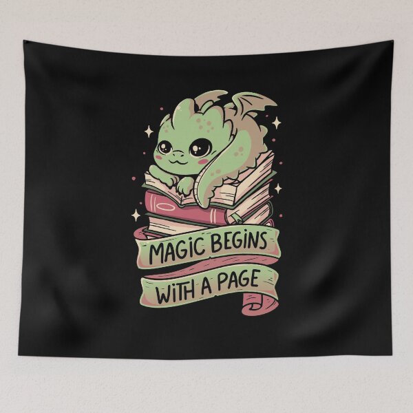 Item preview, Magic Begins With a Page designed and sold by koalateess.