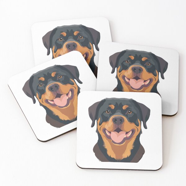 Aperçu de l'œuvre Rottweiler heureux créée et vendue par lea-lani.