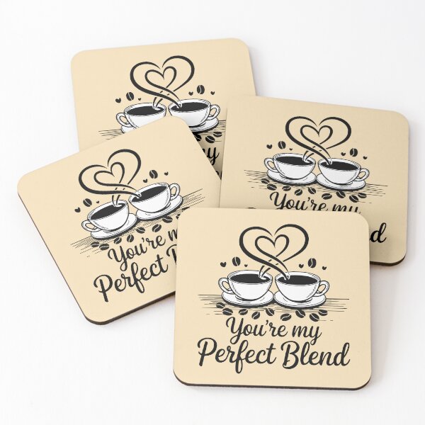 Item preview, Perfect Blend Coffee Love | Romantic Couple Design designed and sold by cabana.space.