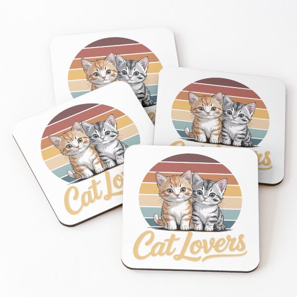 Item preview, Nostalgic Retro Sunset Cat Owner Gift For Cat Lovers designed and sold by chattsuede.