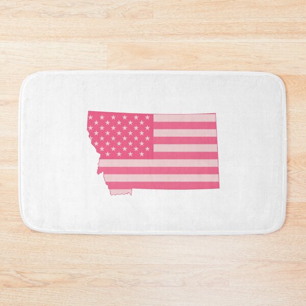 Item preview, Montana State Pop Pink Stars & Stripes – Trendy Pink designed and sold by Paper Drip.