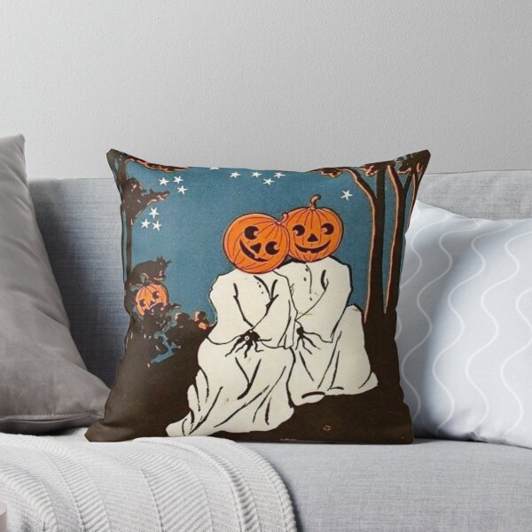 Item preview, Halloween Ghost Pumpkin Couple designed and sold by Oniyasha.
