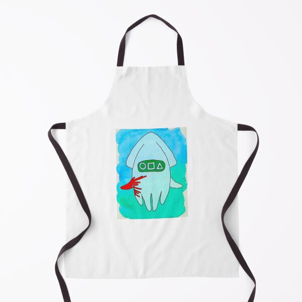 Item preview, Game Masked Squid - Minimalist Survival Cartoon Art Print designed and sold by The-painted-sb.