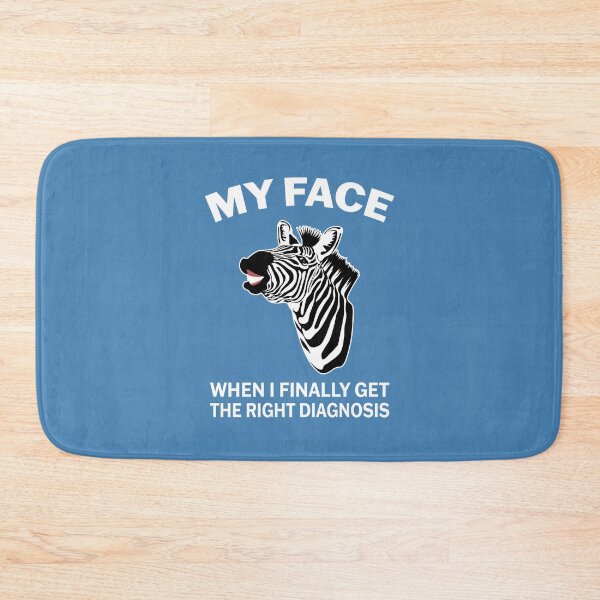 Item preview, EDS Awareness Zebra: My Face When I Get The Right Diagnosis designed and sold by Designs by Jesabee.