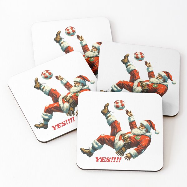 Item preview, Soccer Santa Bicycle Kick – Funny Christmas Football Design designed and sold by PAPIRO SIGLO XXI.
