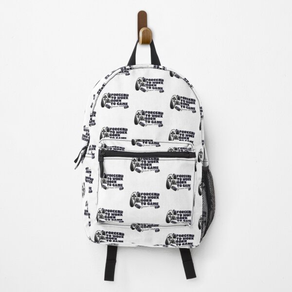 Item preview, Forced to Work, Born to Game - Gamers Unite designed and sold by SNKZAPPAREL.