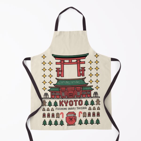 Item preview, Kyoto Christmas Fushimi Inari Taisha Festive designed and sold by FreshVibe Prints.