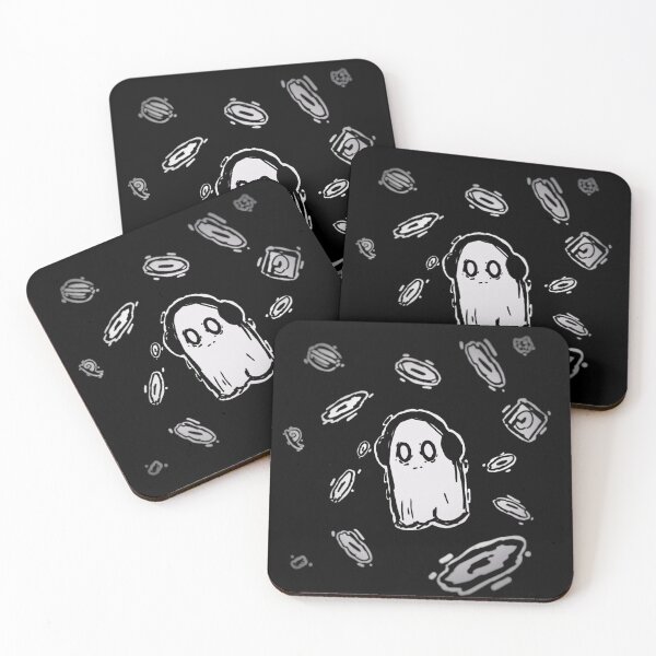 Item preview, Ghost Character with Headphones designed and sold by Oniyasha.