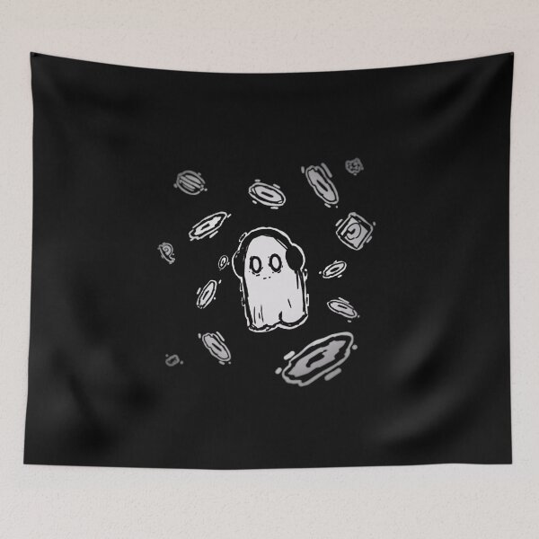 Item preview, Ghost Character with Headphones designed and sold by Oniyasha.