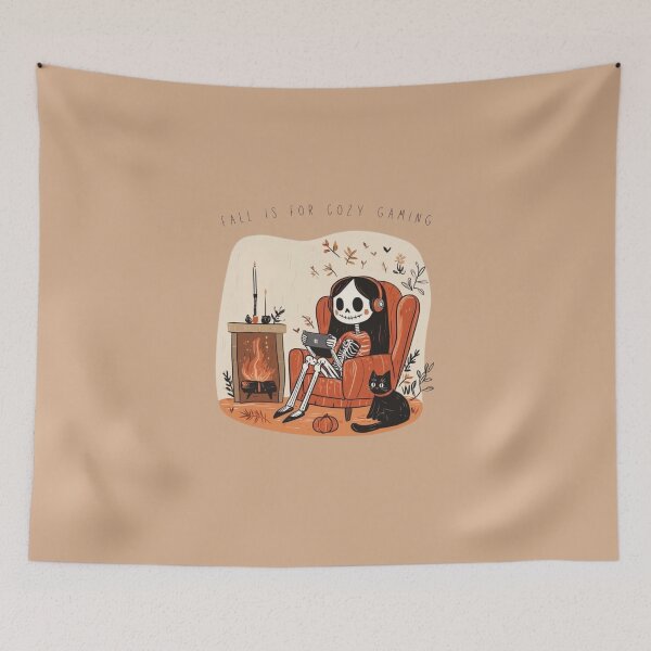 Item preview, Cozy Skeleton Gaming Fall  designed and sold by Oniyasha.