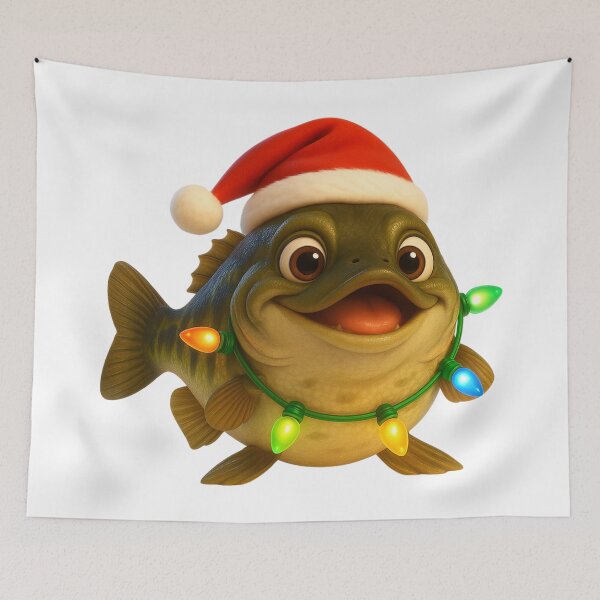 Item preview, Christmas Smallmouth Bass designed and sold by Sillytoe.