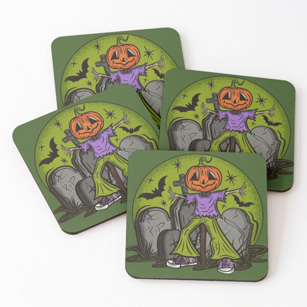 Item preview, Halloween Pumpkin Head Scarecrow Graveyard designed and sold by Oniyasha.