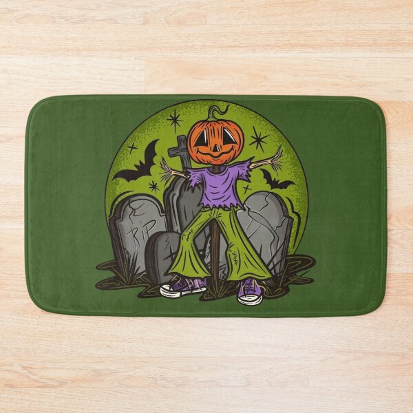 Item preview, Halloween Pumpkin Head Scarecrow Graveyard designed and sold by Oniyasha.