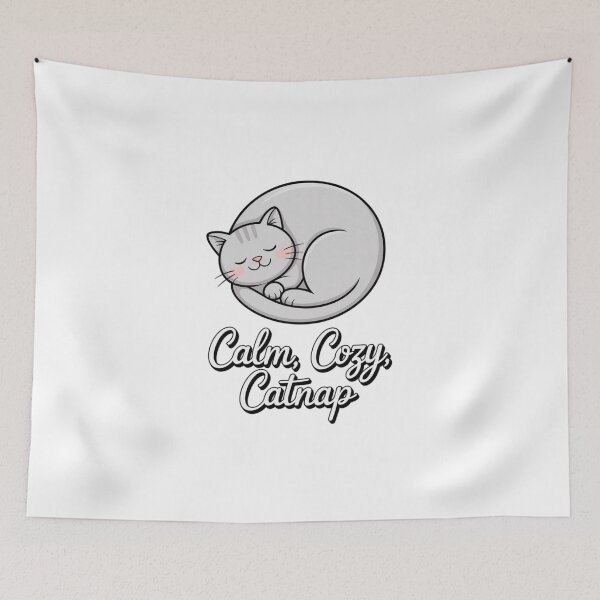Item preview, Lazy Cat Nap Lover Gift Calm Cozy Catnap designed and sold by chattsuede.