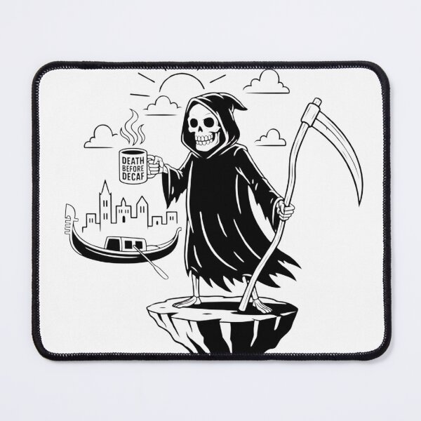 Item preview, Death Before Decaf designed and sold by SktchnStichART.