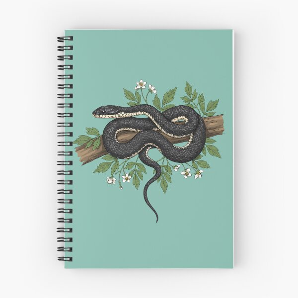 Item preview, Rat Snake with Forest Wildflowers designed and sold by BirdsnStuff.