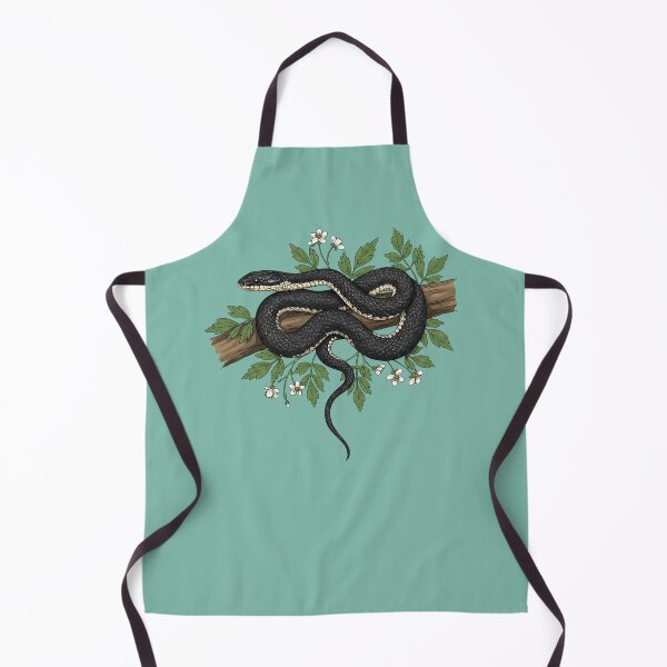 Item preview, Rat Snake with Forest Wildflowers designed and sold by BirdsnStuff.