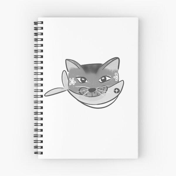 Item preview, Sticker - Fish and Cat designed and sold by Ink-art-S.