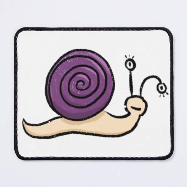 Item preview, Playful Snail With Relaxed Eyes designed and sold by DumbIdeaDepot.