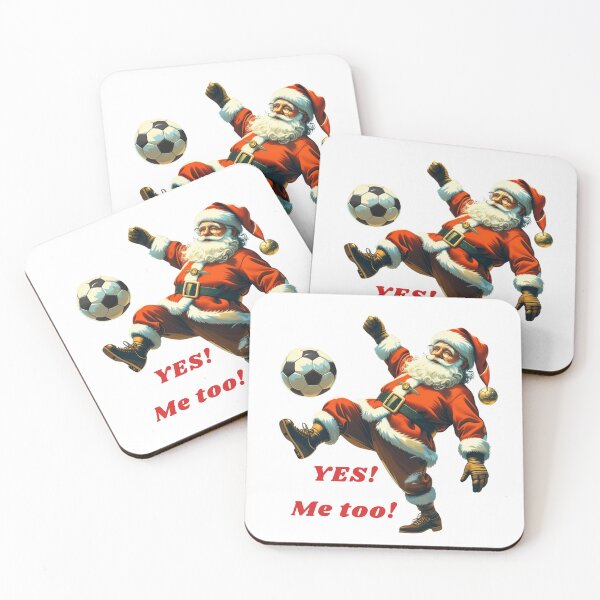 Item preview, Soccer Santa Kicking Ball – Funny Christmas Football Design designed and sold by PAPIRO SIGLO XXI.