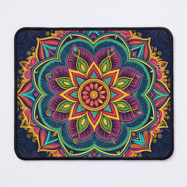 Item preview, Cosmic Lightshow Mandala With Unique Aesthetic Style designed and sold by HLPsychDesigns.