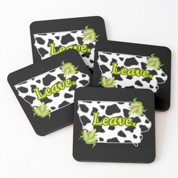 Item preview, IOWA: Leave designed and sold by Qweird Artistry.