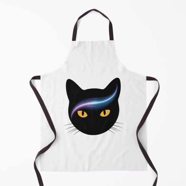 Item preview, Sleek Mysterious Cosmic Black Cat Minimalist Silhouette designed and sold by chattsuede.
