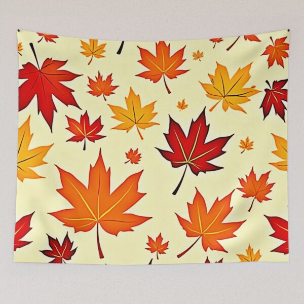 Item preview, Seamless Fall Foliage Design designed and sold by Health And Fitness Posts e-Store.