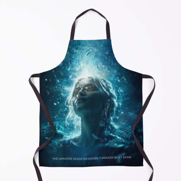 Item preview, The Universe Sends Messages – Ethereal Surreal Portrait Print designed and sold by VisionaryVeils.