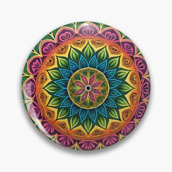 Item preview, Aesthetic Unique Trippy Mandala Radiance designed and sold by HLPsychDesigns.